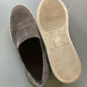 Grey Vince shoes. Size 7.